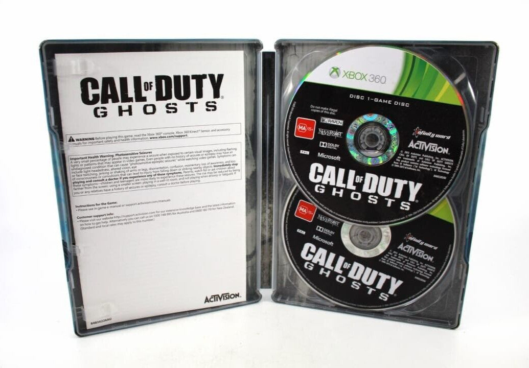 Call of Duty: Ghosts Steel Book - Microsoft Xbox 360 [PAL] WITH WARRANTY