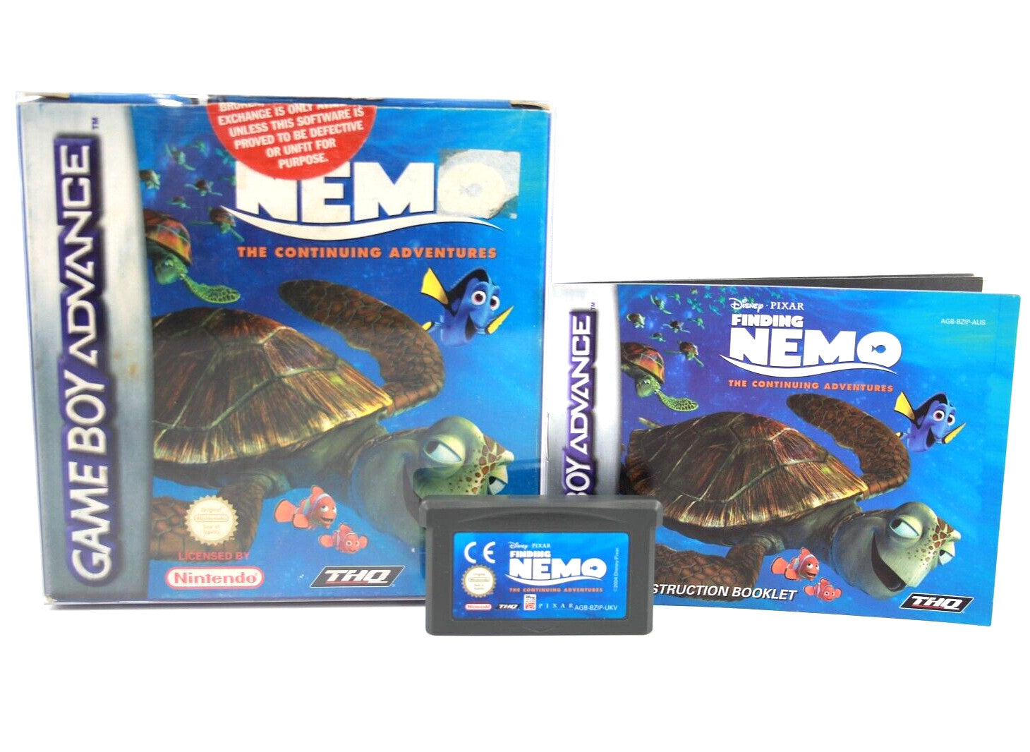 Finding Nemo: The Continuing Adventures - Nintendo Game Boy Advance (GBA)