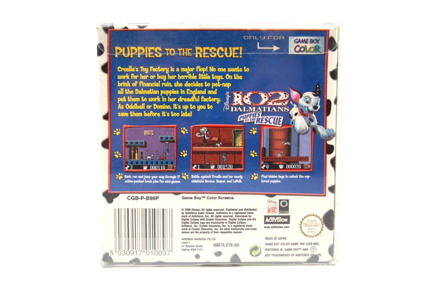 102 Dalmations: Puppies to the Rescue - Nintendo Game Boy Color [PAL]
