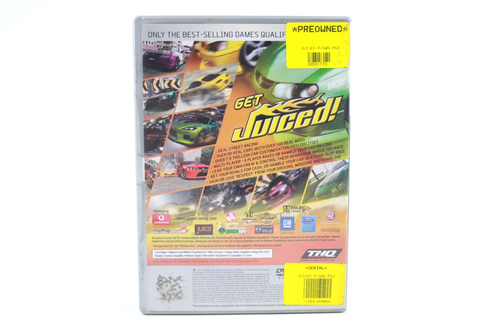 Juiced [Platinum] - PlayStation 2 (PS2) [PAL] - WITH WARRANTY