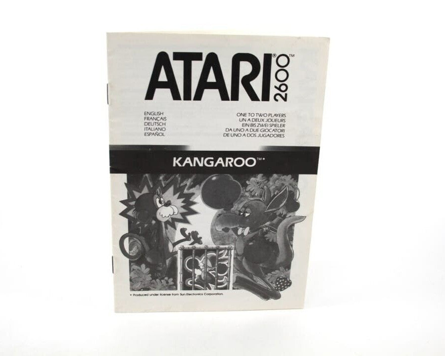 Kangaroo - ATARI 2600 ***Manual Only***