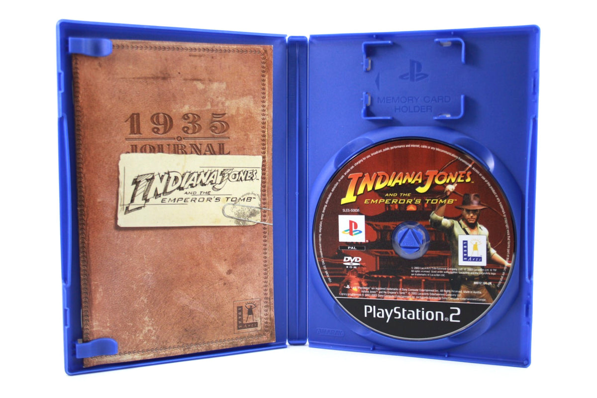 **MINT DISC** Indiana Jones and the Emperor's Tomb (PS2) [PAL] [Black Label]