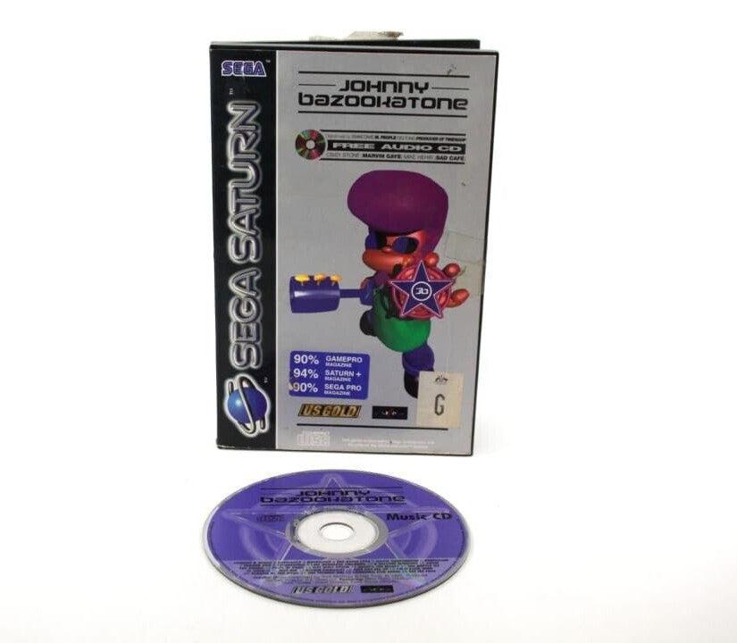 Johnny Bazookatone - (SEGA Saturn) *Missing Game* [PAL] WITH WARRANTY