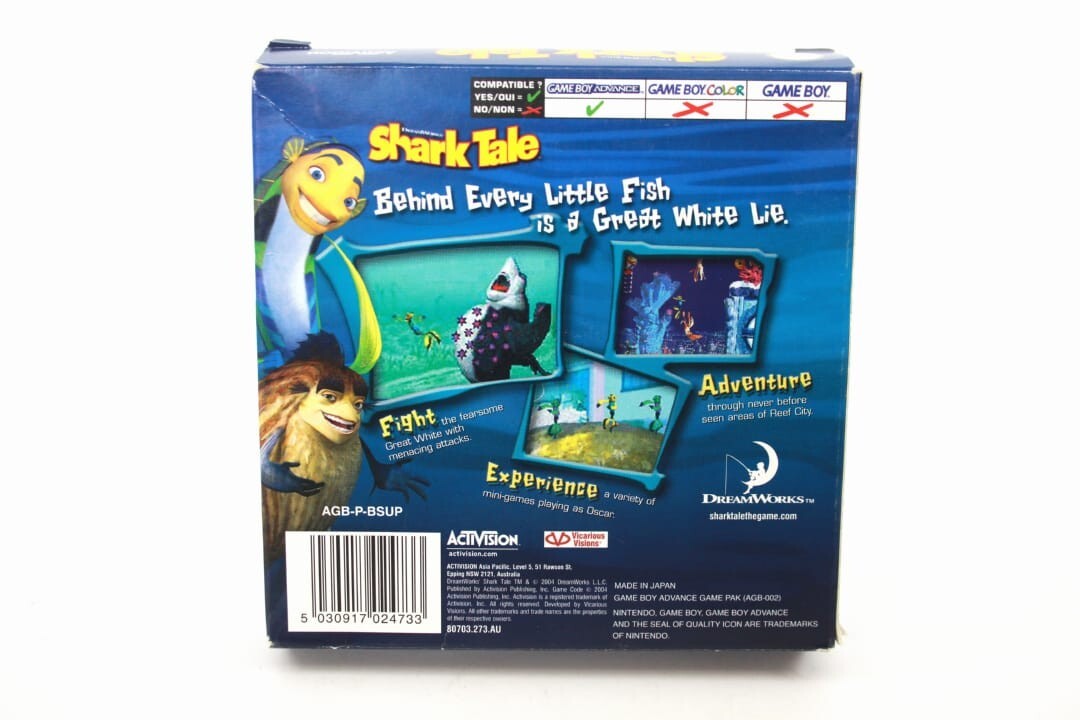 Shark Tale - Game Boy Advance (GBA) [PAL] **BOX ONLY**