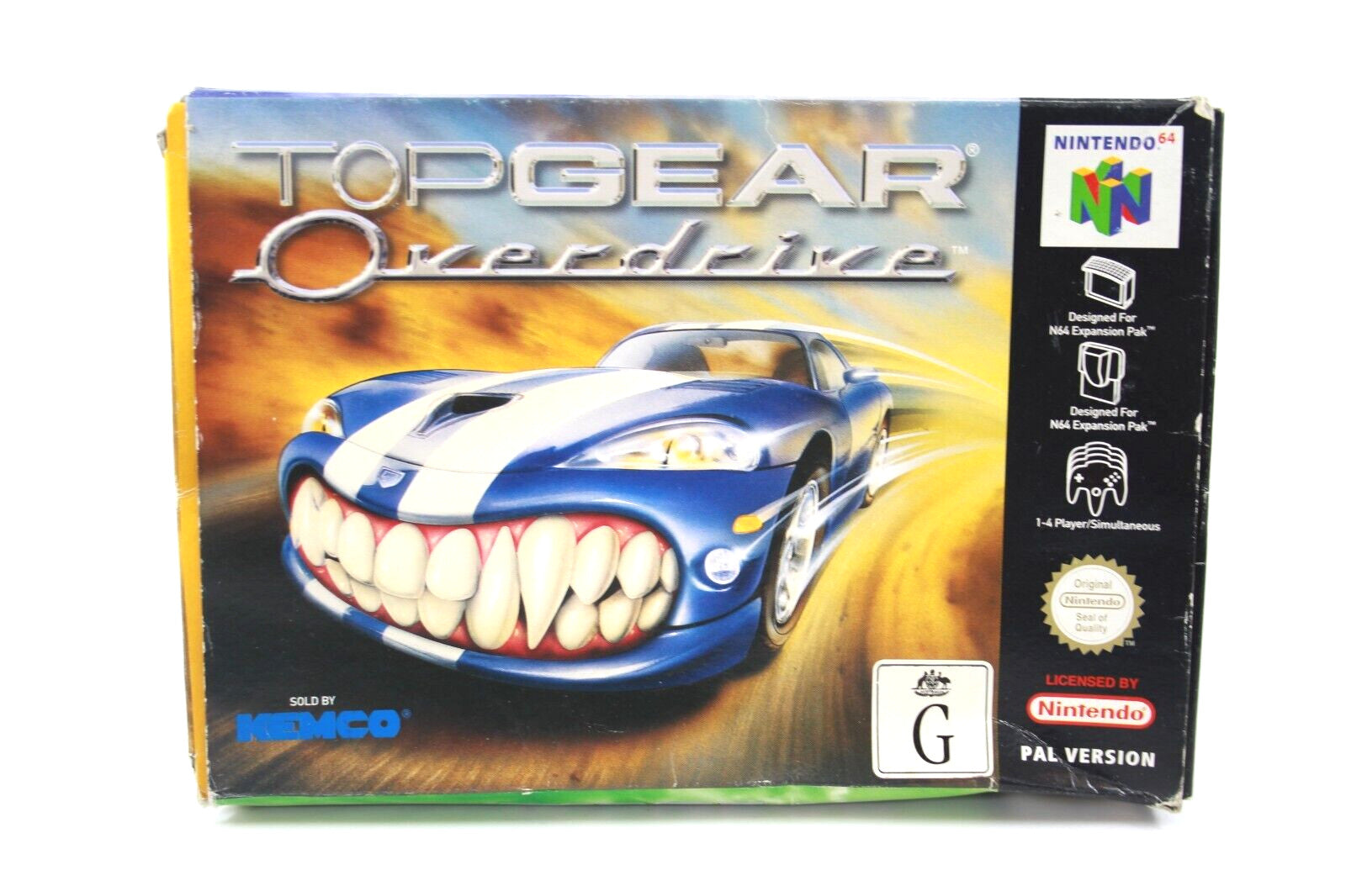 Top Gear Overdrive - Nintendo 64 (N64) [PAL] WITH WARRANTY