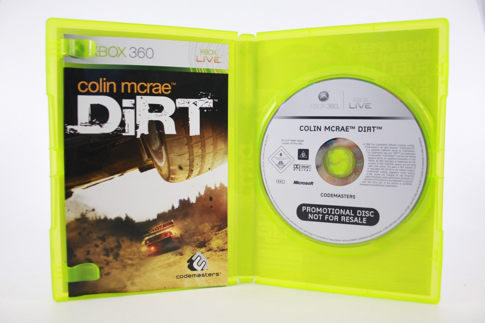 Colin McRae: Dirt  - PROMO COPY (Xbox 360) [PAL] - WITH WARRANTY