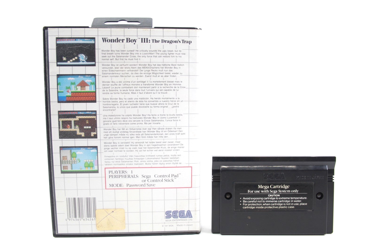 Wonder Boy III: The Dragon's Trap - SEGA Master System [PAL] - WITH WARRANTY