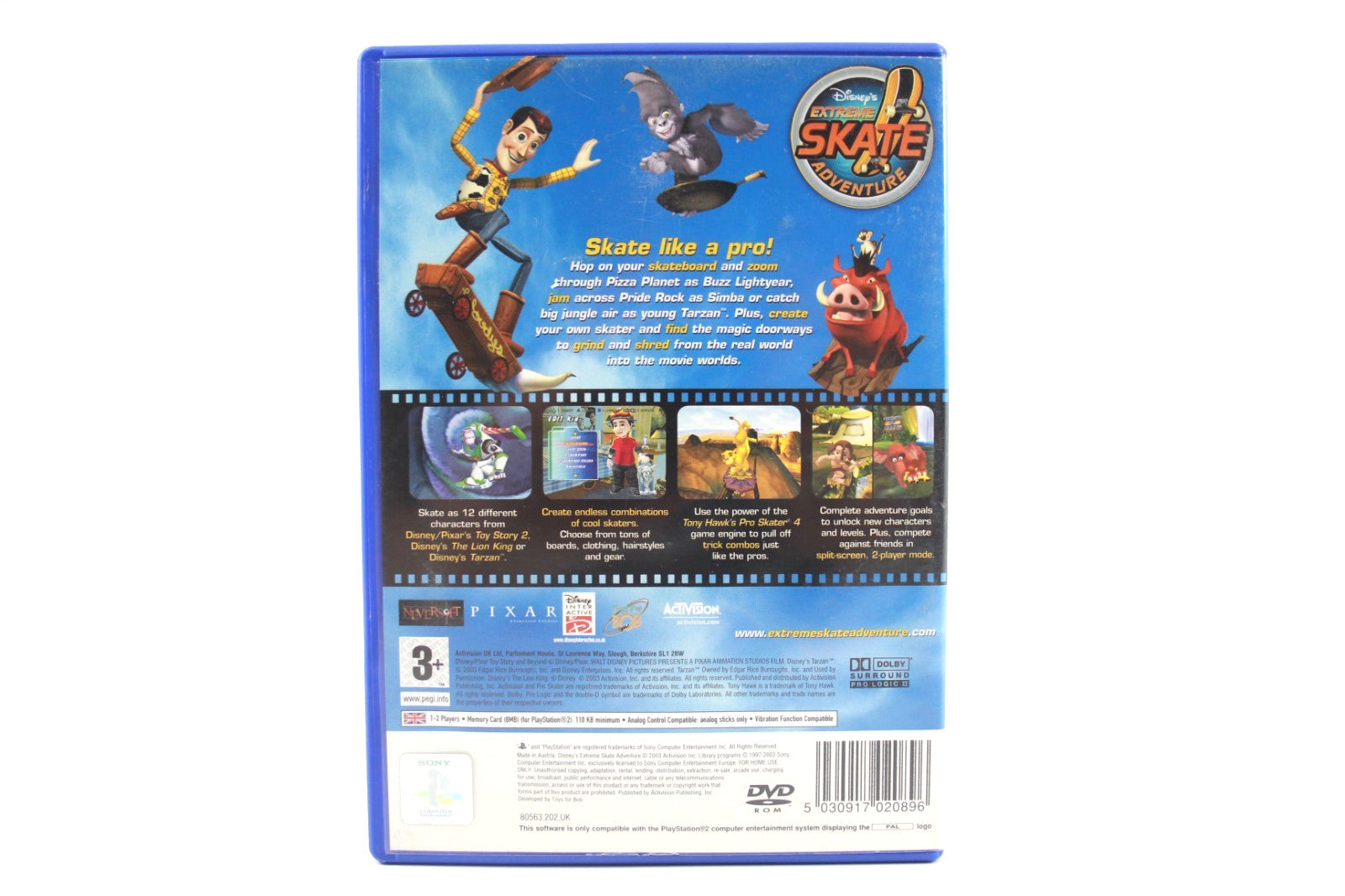 Disney's Extreme Skate Adventure - PlayStation 2 (PS2) [PAL] - WITH WARRANTY