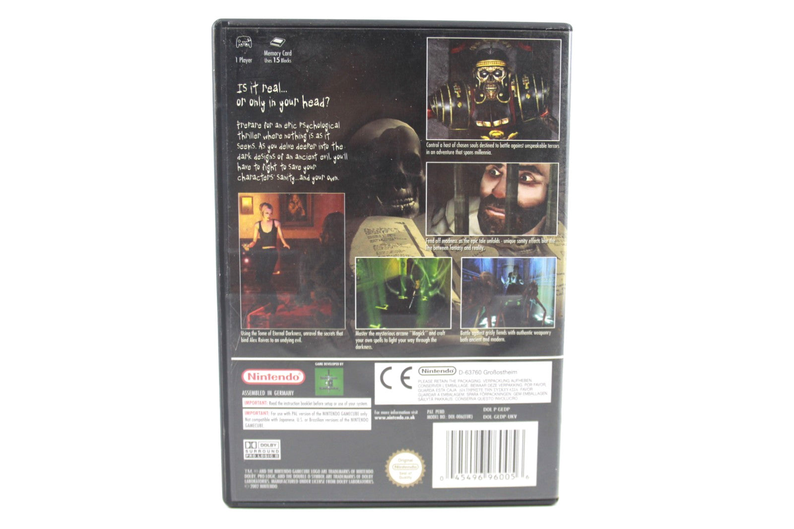 Eternal Darkness: Sanity's Requiem - Nintendo GameCube [PAL] - WITH WARRANTY