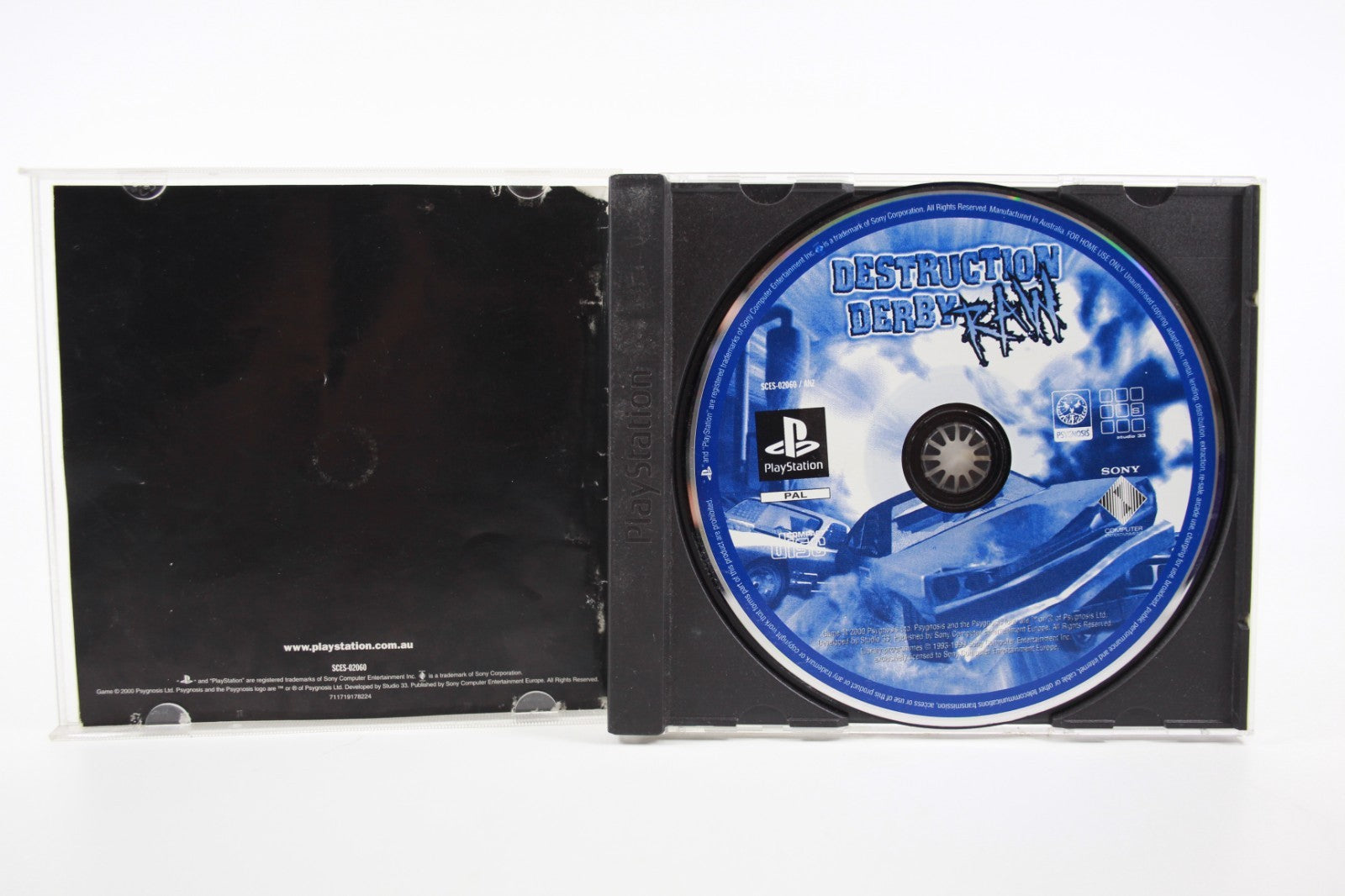 Destruction Derby Raw - PlayStation 1 (PS1) [PAL] - WITH WARRANTY