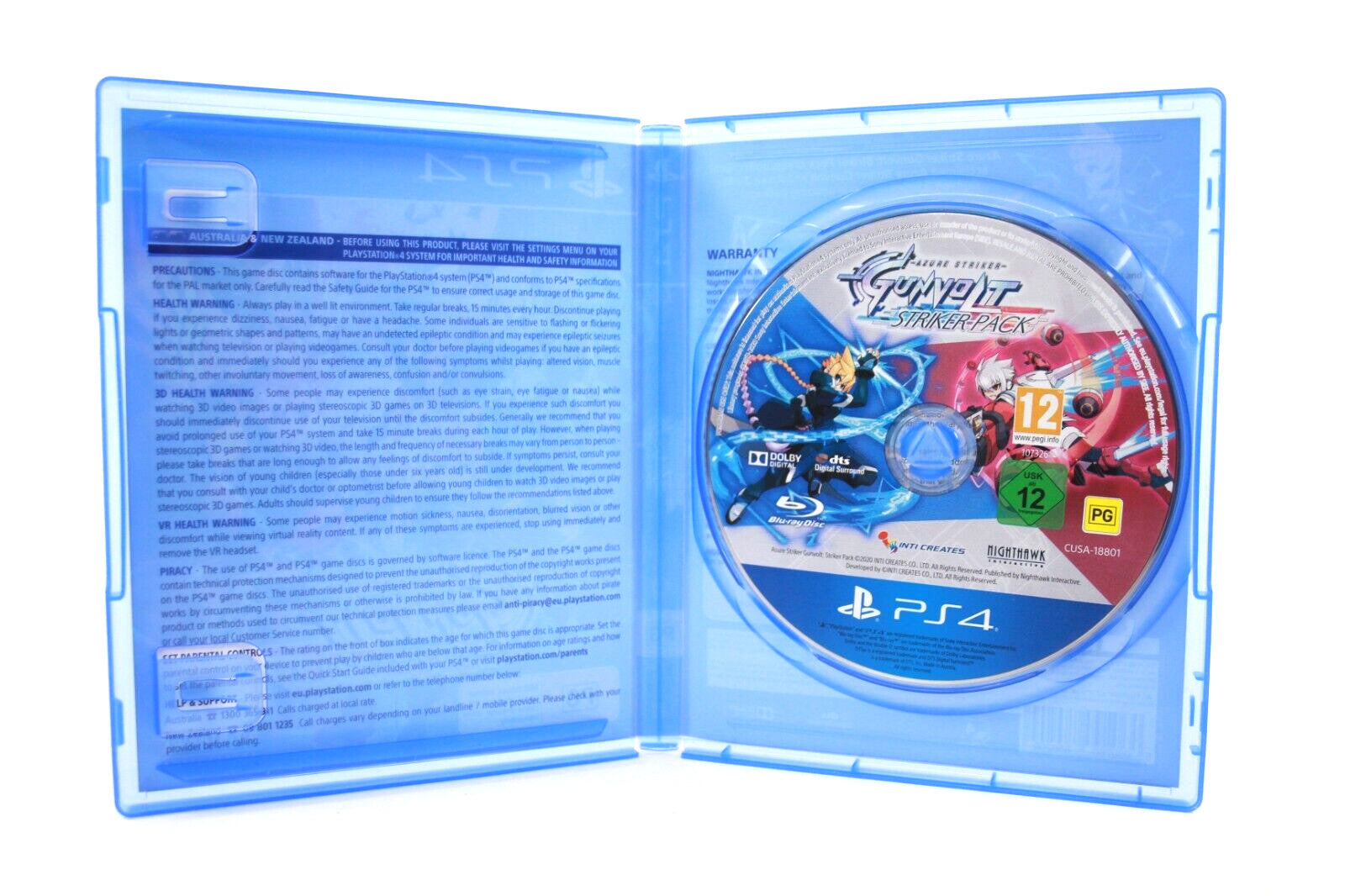 Azure Striker Gunvolt: Striker Pack - PlayStation 4 (PS4) [PAL] - WITH WARRANTY