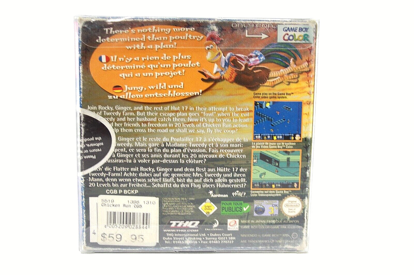 Chicken Run - Nintendo Game Boy Color [PAL] - WITH WARRANTY