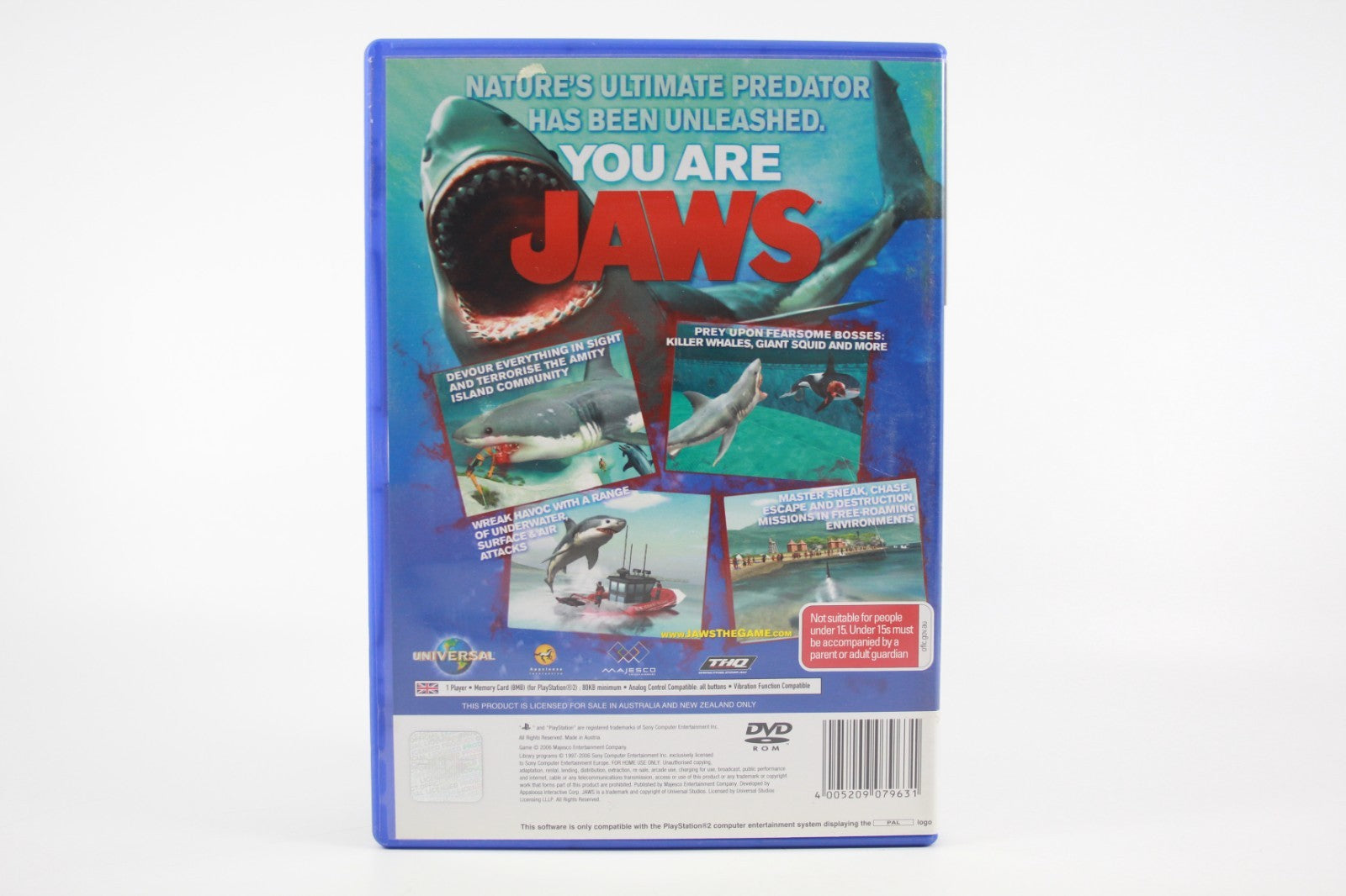 Jaws Unleashed - PlayStation 2 (PS2) [PAL] - WITH WARRANTY