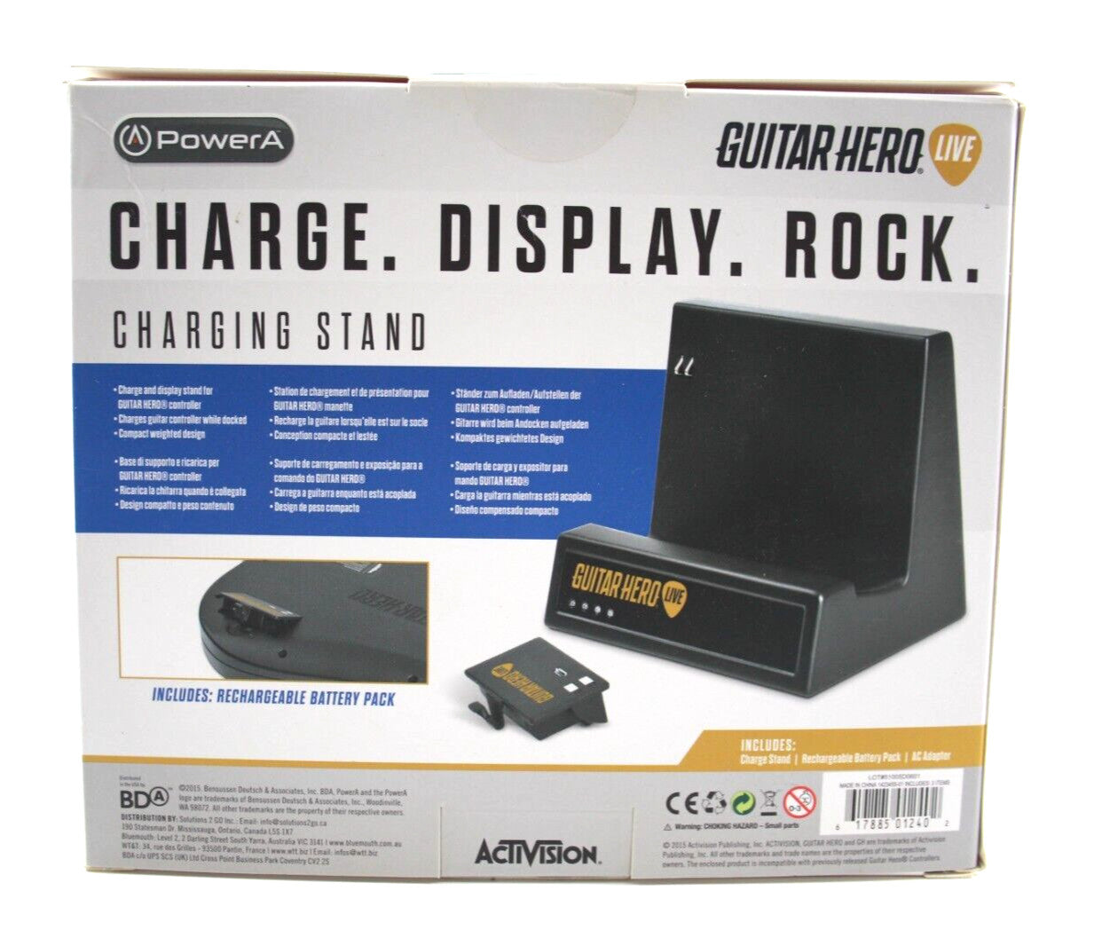 Guitar Hero Live Charging Stand + Rechargable Battery Pack [BRAND NEW/SEALED]