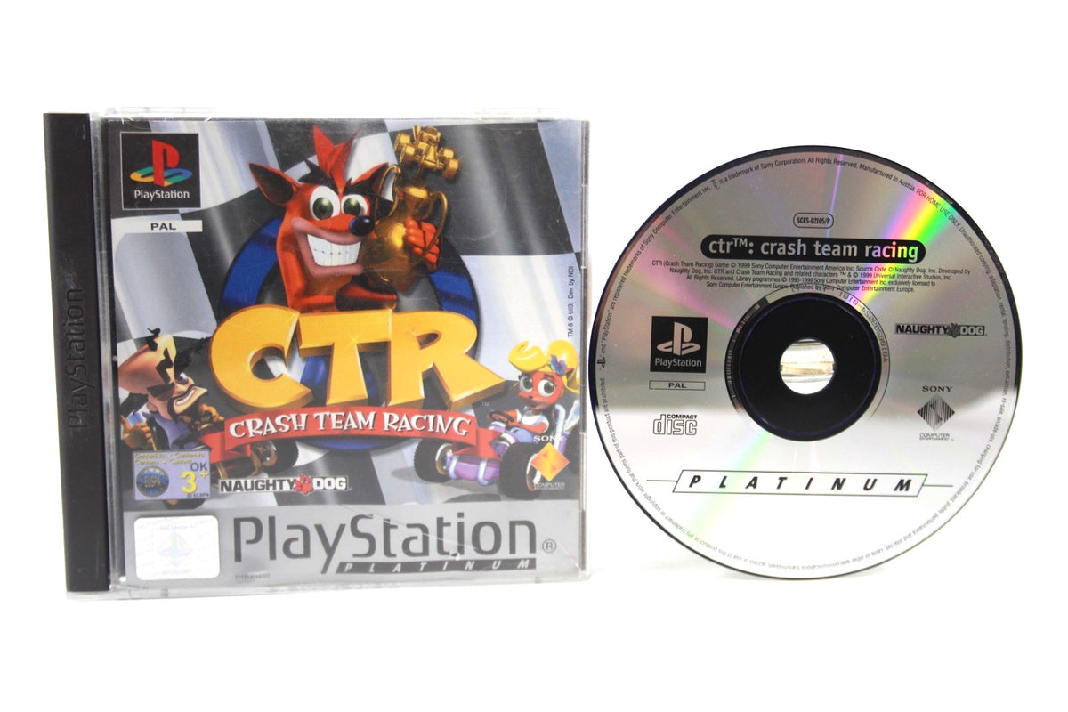 **MINT DISC** CTR: Crash Team Racing (PS1) [PAL] - WITH WARRANTY [Platinum]