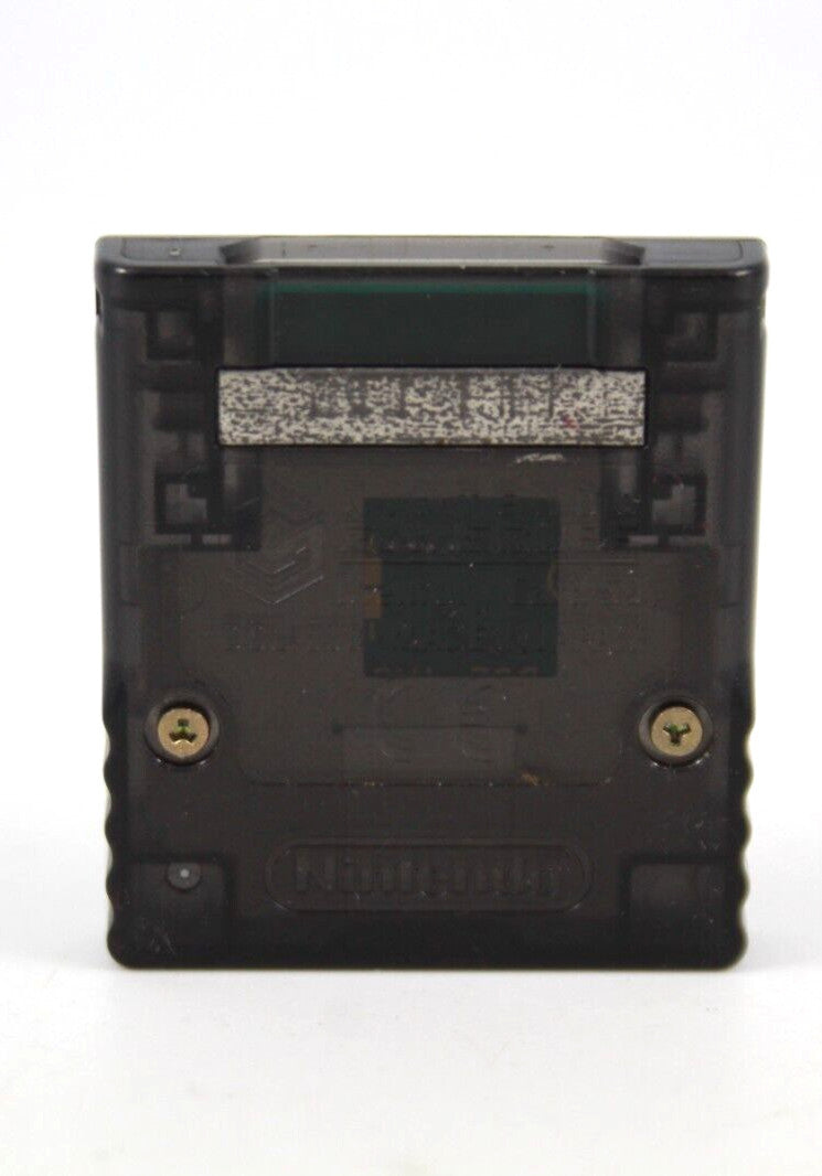 Genuine, Official Memory Card Nintendo GameCube 59 Blocks [DOL-008] Clear Smoke