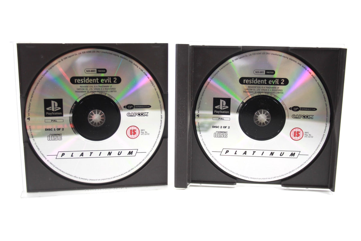 **MINT DISC** Resident Evil 2 (PS1) [PAL] - WITH WARRANTY [Platinum]