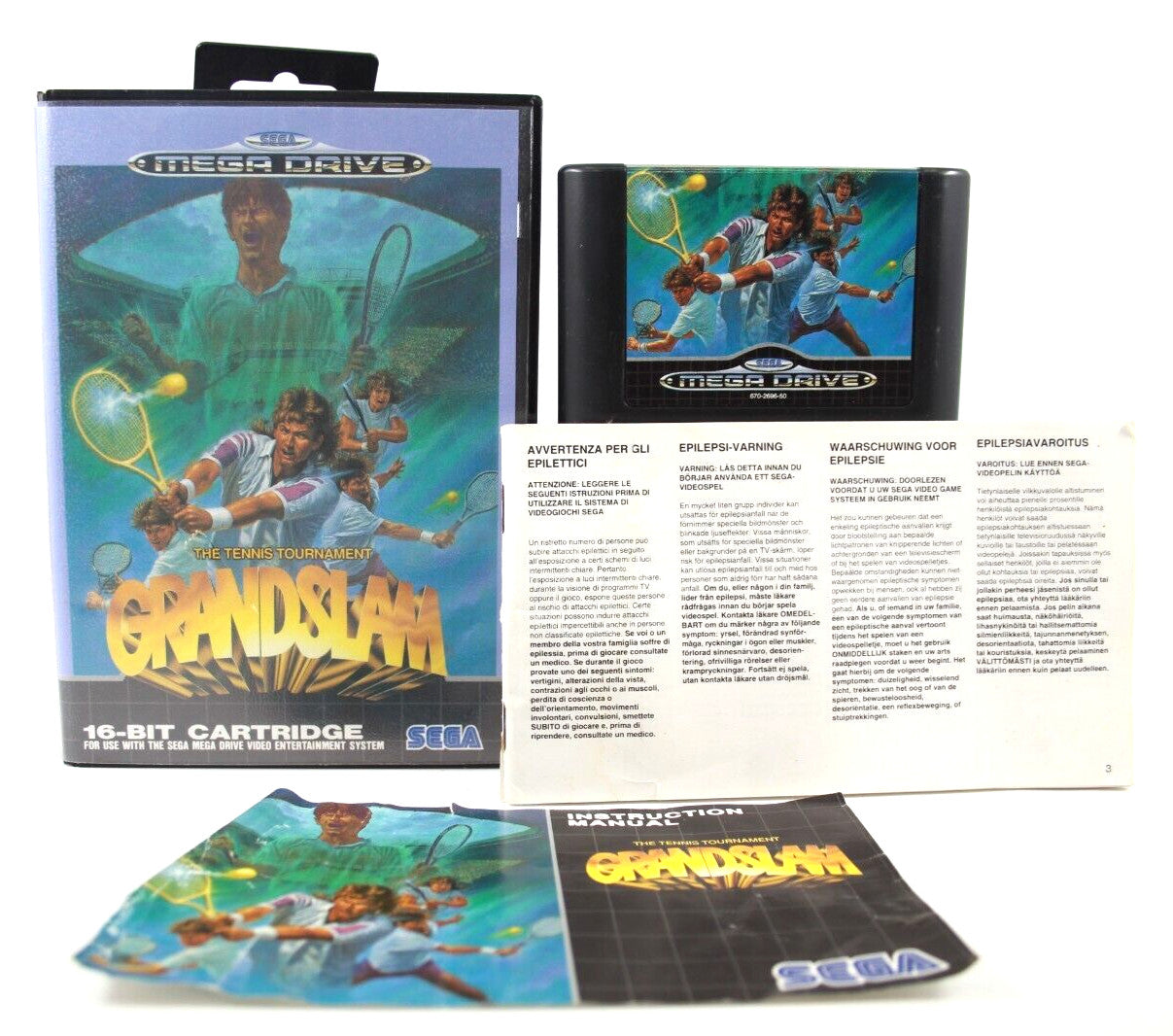 Grand Slam: The Tennis Tournament - SEGA Mega Drive [PAL] - WITH WARRANTY