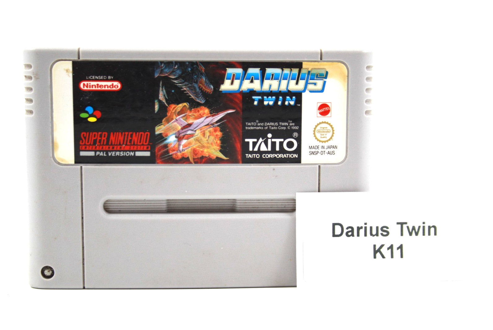 Darius Twin [CART ONLY] - Super Nintendo (SNES) [PAL] - WITH WARRANTY