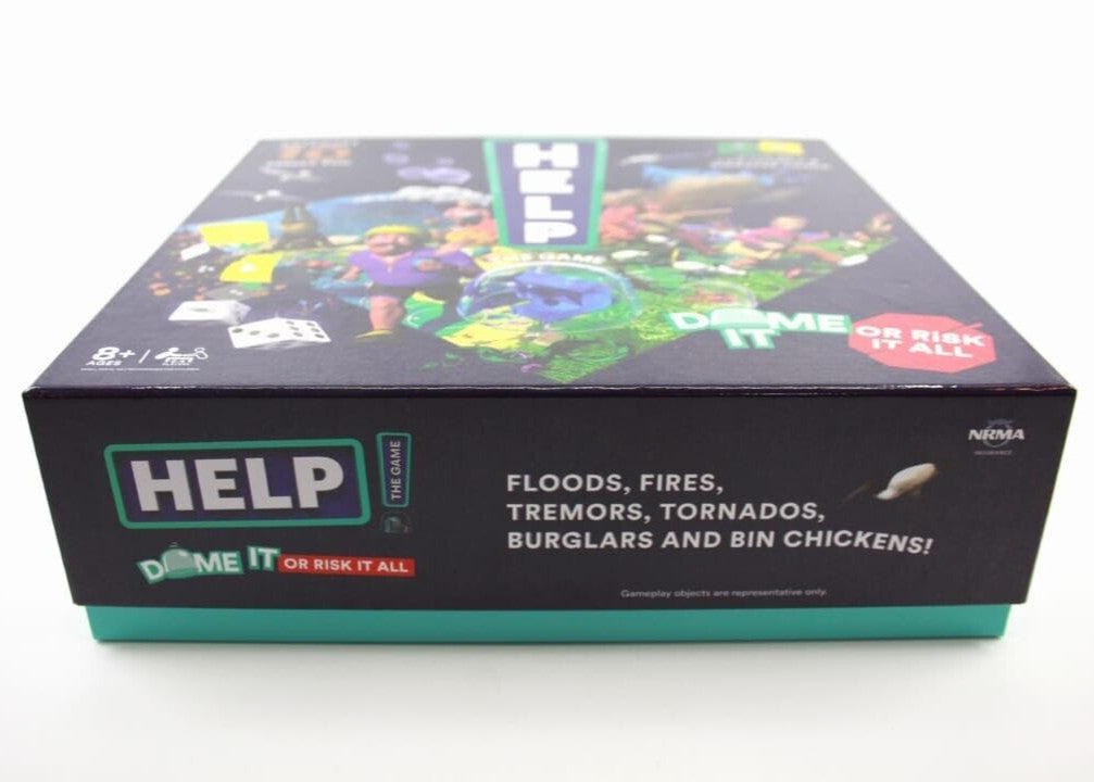 Help The Game: Dome It Or Risk It All - Board Game