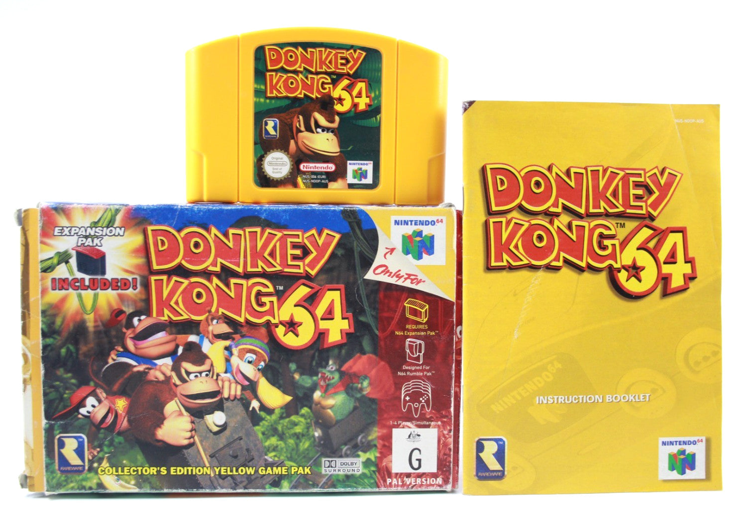 Donkey Kong 64 - Nintendo 64 (N64) [PAL] - WITH WARRANTY