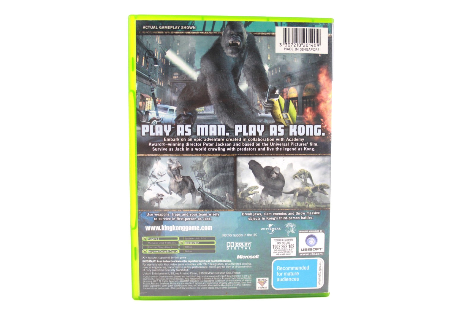 Peter Jackson's King Kong The Official Game of the Movie - Xbox [PAL] - WARRANTY