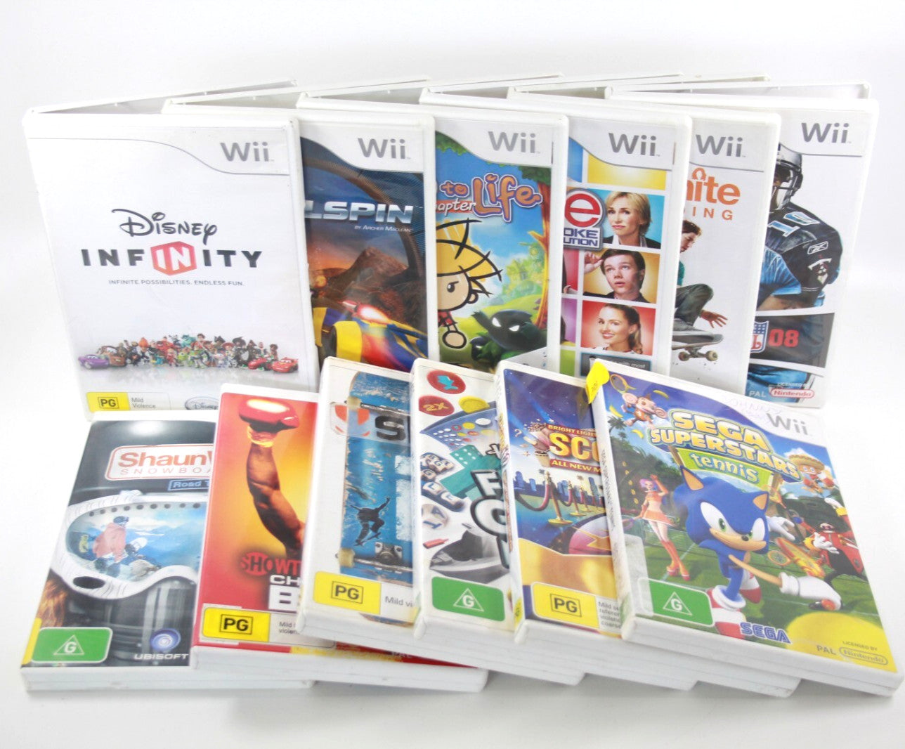x12 Nintendo Wii Video Game Bundle Lot (12 Games)