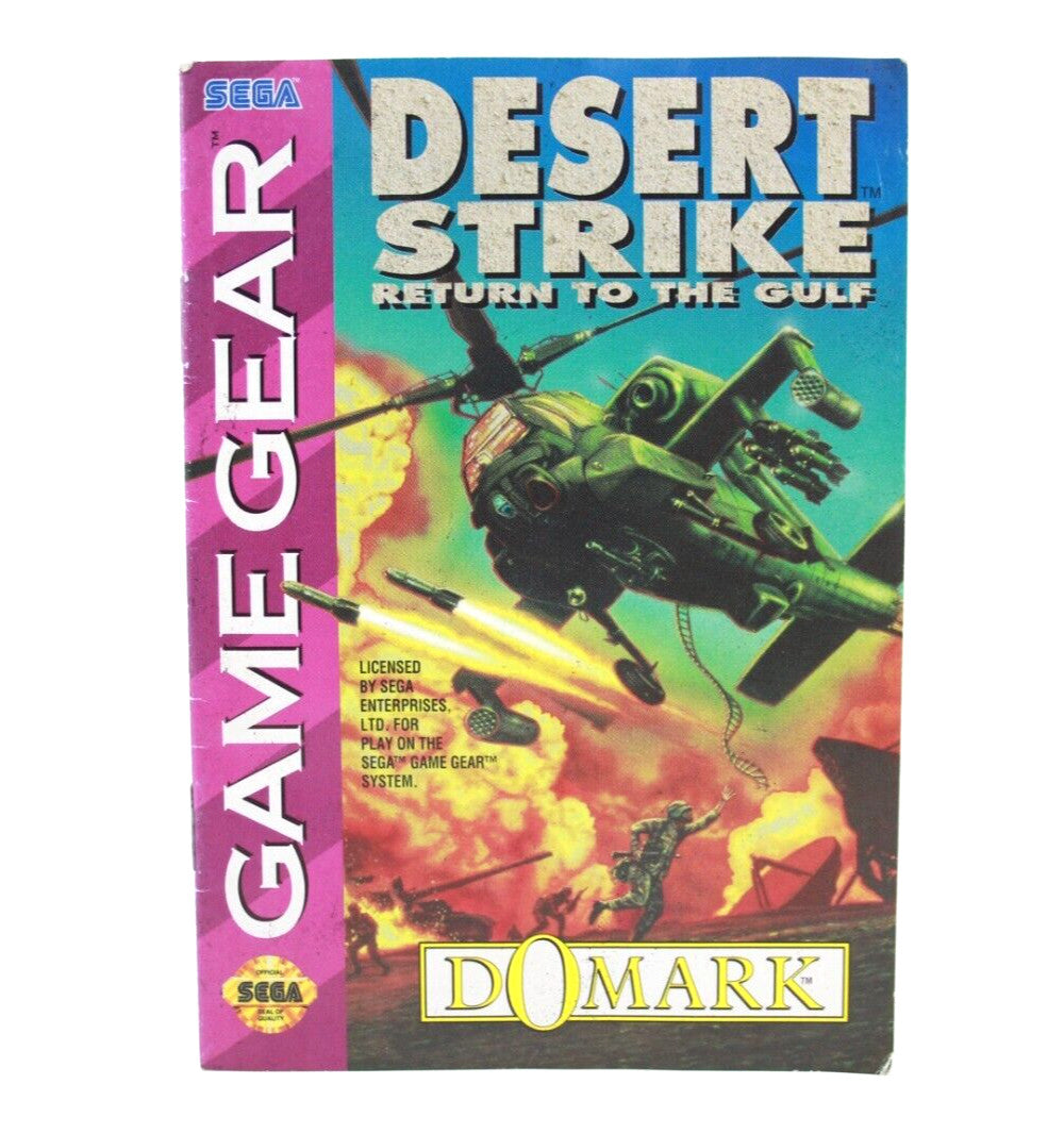 Desert Strike: Return To The Gulf - SEGA Game Gear [Instruction Manual]