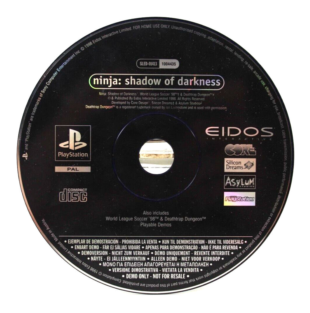 Ninja Shadow of Darkness Demo - PlayStation 1 (PS1) [PAL] - WITH WARRANTY