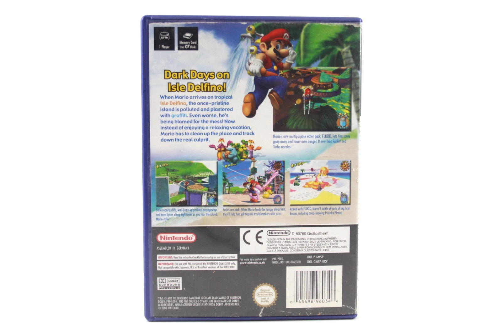 Super Mario Sunshine - Nintendo GameCube [PAL] - WITH WARRANTY