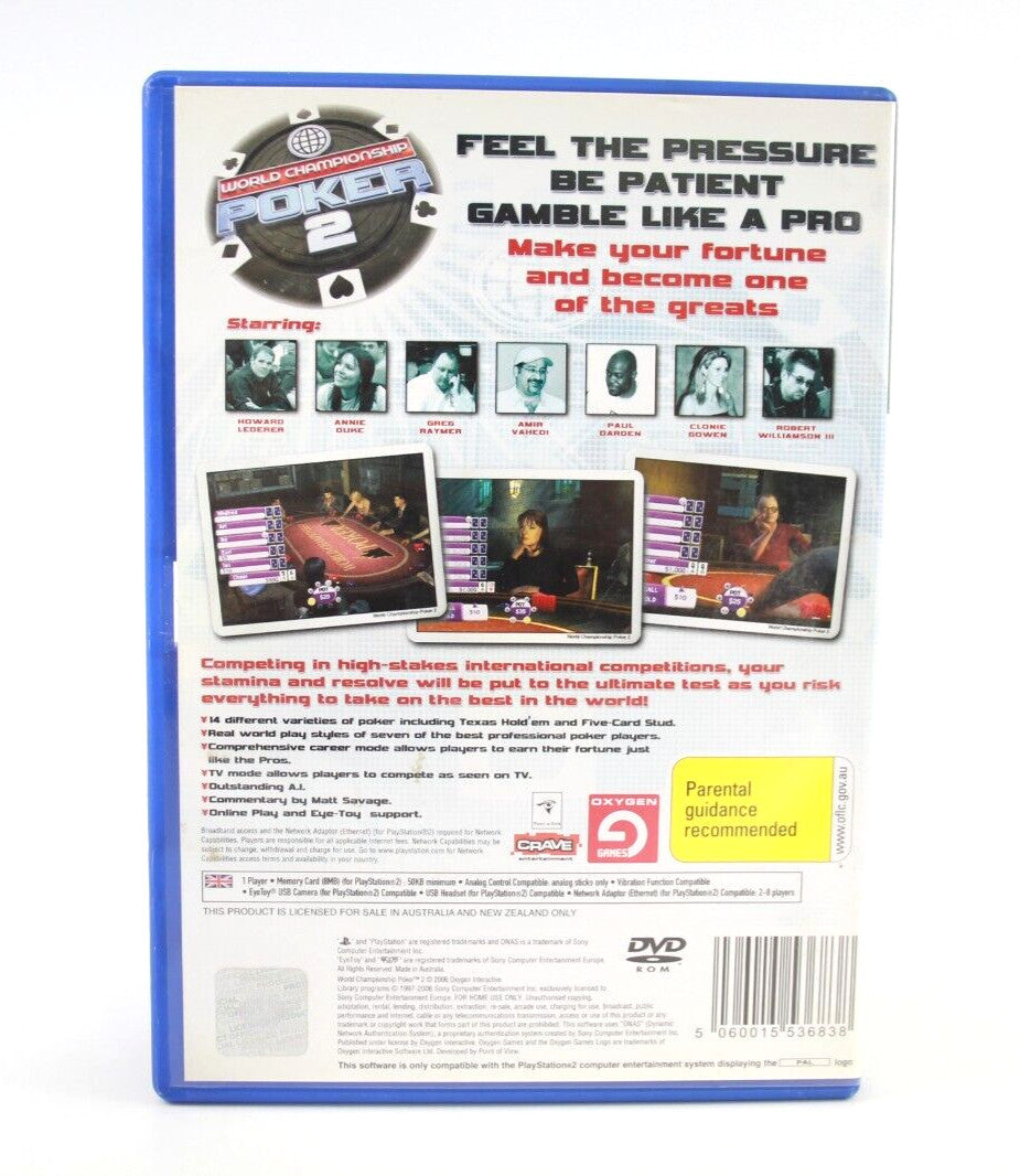 World Championship Poker 2 - PlayStation 2 (PS2) [PAL] - WITH WARRANTY