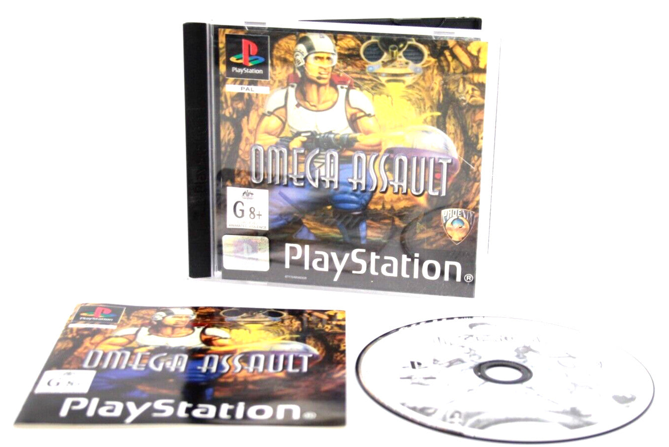 Omega Assault (PS1) [PAL] - WITH WARRANTY