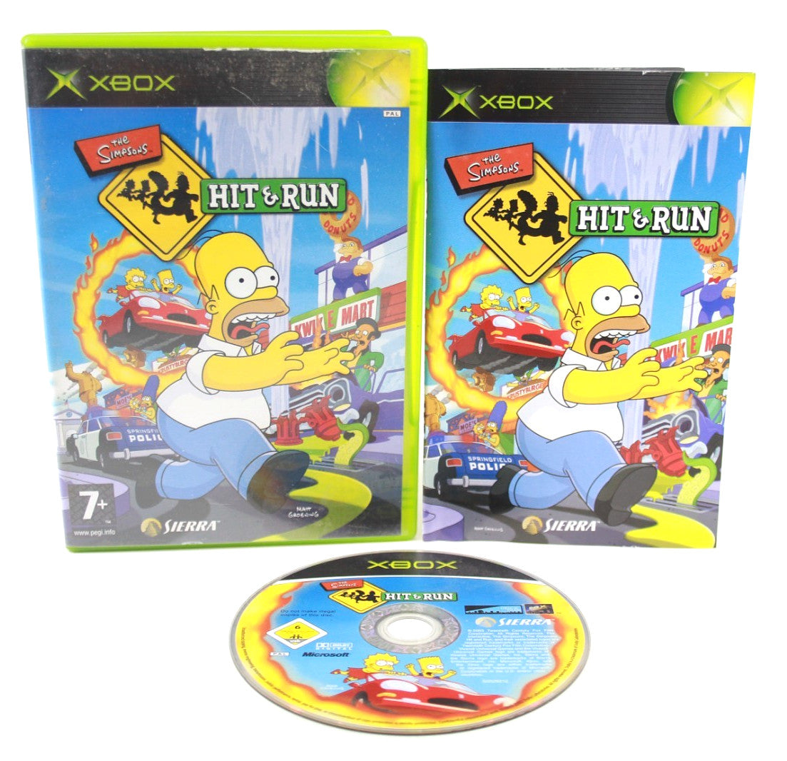 **MINT DISC** The Simpsons: Hit & Run (Xbox) [PAL] - WITH WARRANTY [Black Label]