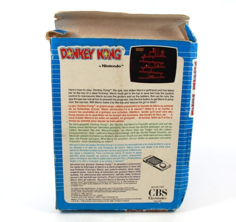Donkey Kong - Mattel Intellivision [PAL] WITH WARRANTY