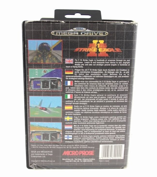 F-15 Strike Eagle II  - SEGA Mega Drive [PAL] - WITH WARRANTY