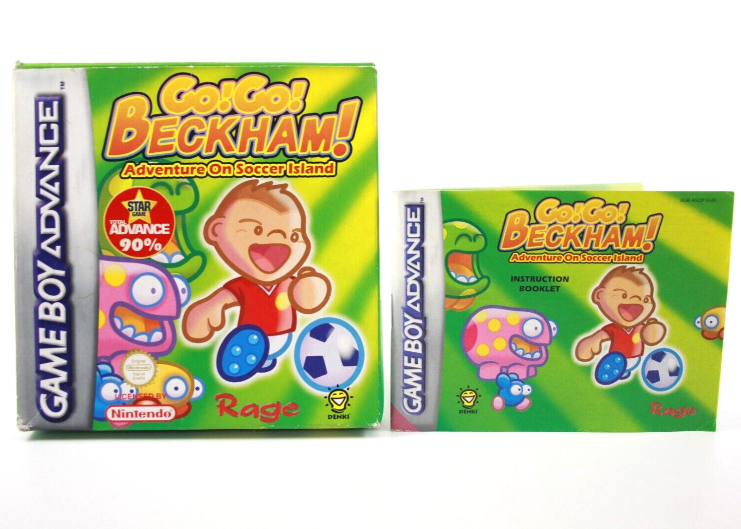 Go! Go! Beckham [BOX/MANUAL ONLY] - Nintendo Game Boy Advance [PAL]