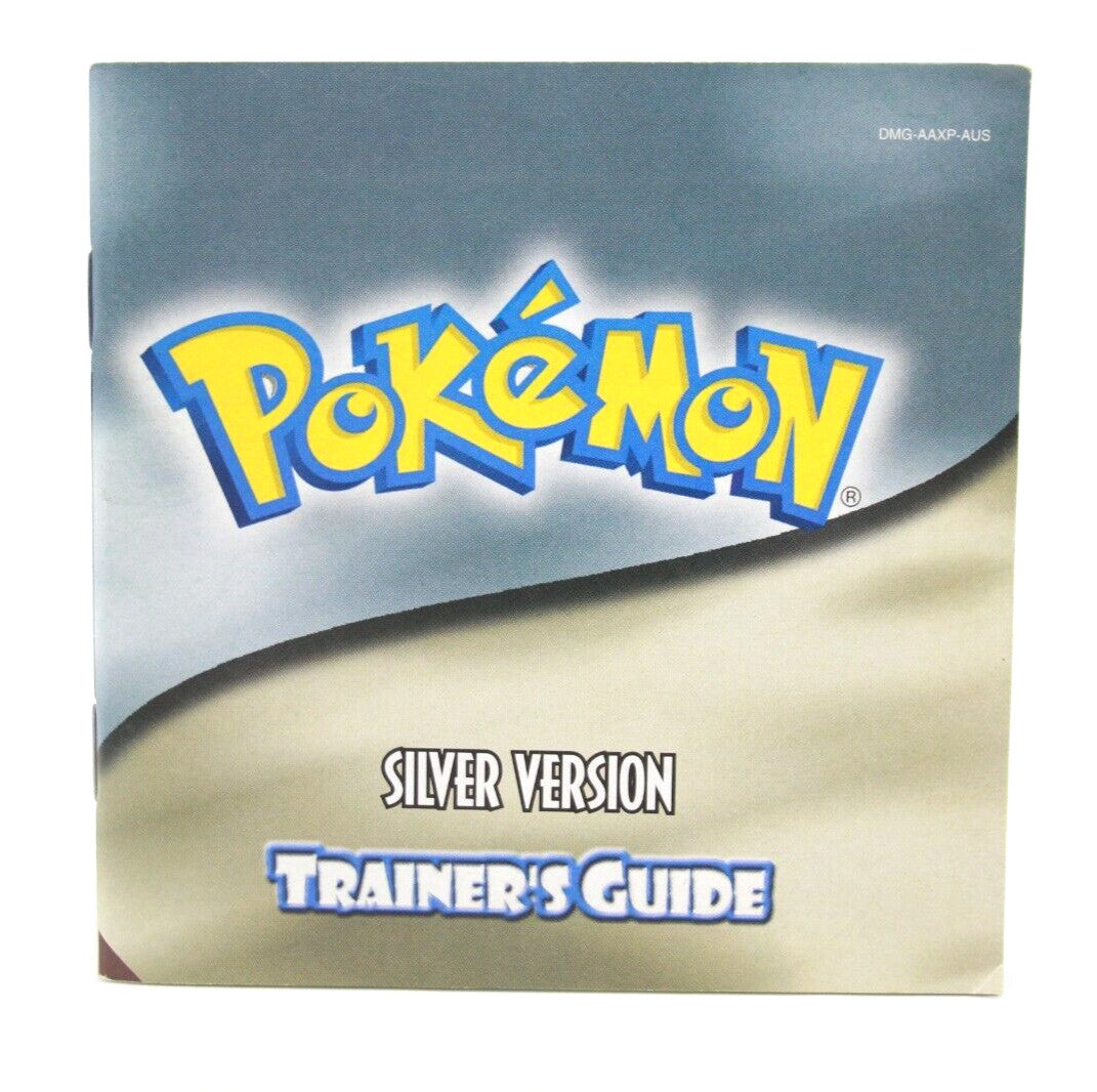 Pokémon Silver Trainer Guide - Nintendo Game Boy Color [MANUAL ONLY]