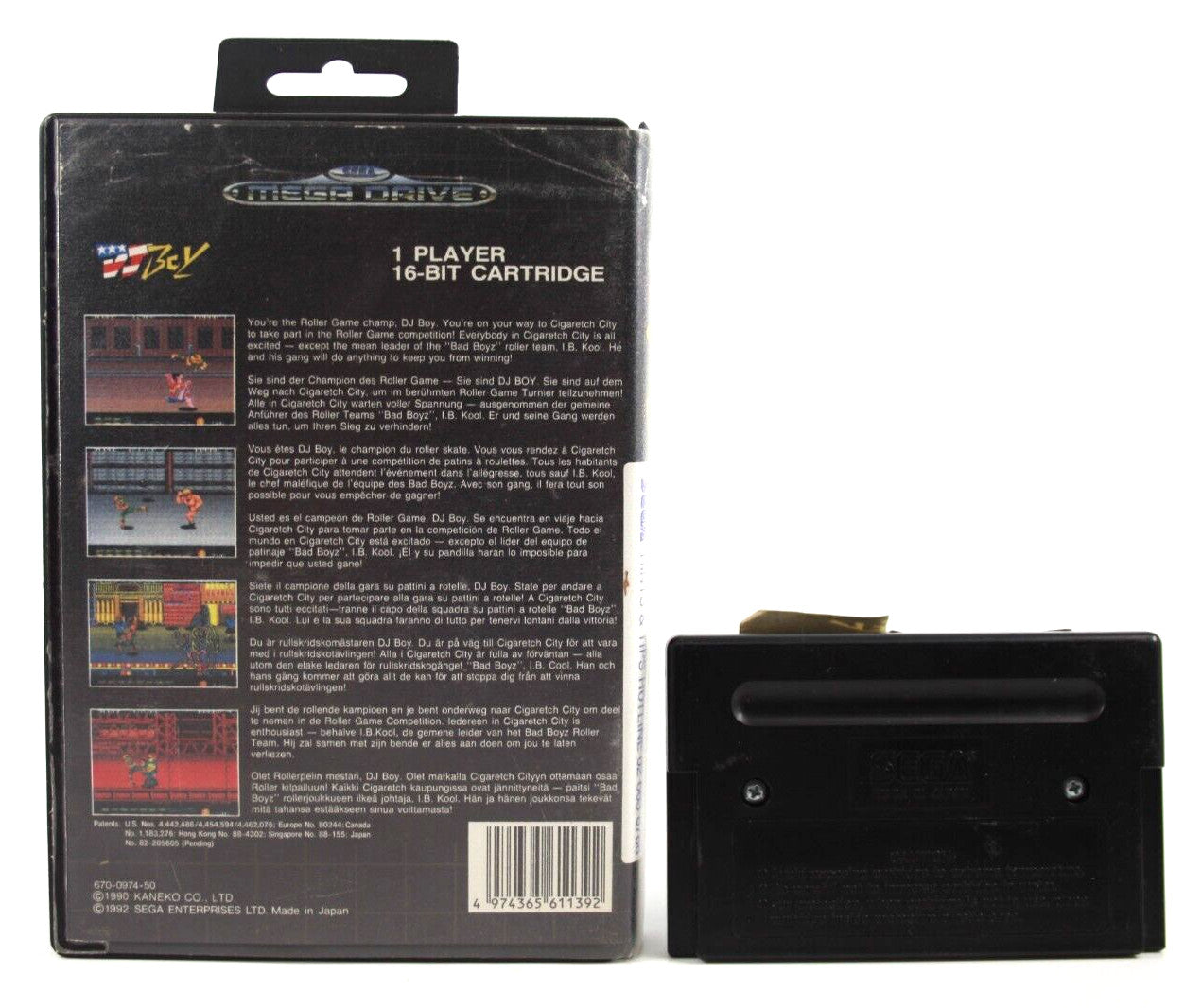 DJ Boy - SEGA Mega Drive [PAL] - WITH WARRANTY