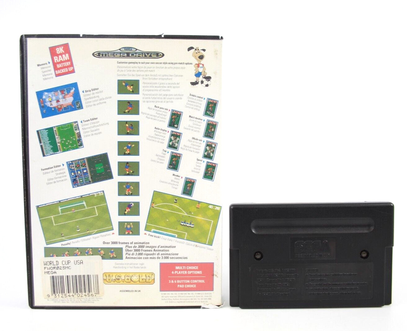 World Cup USA 94 - SEGA Mega Drive [PAL] - WITH WARRANTY