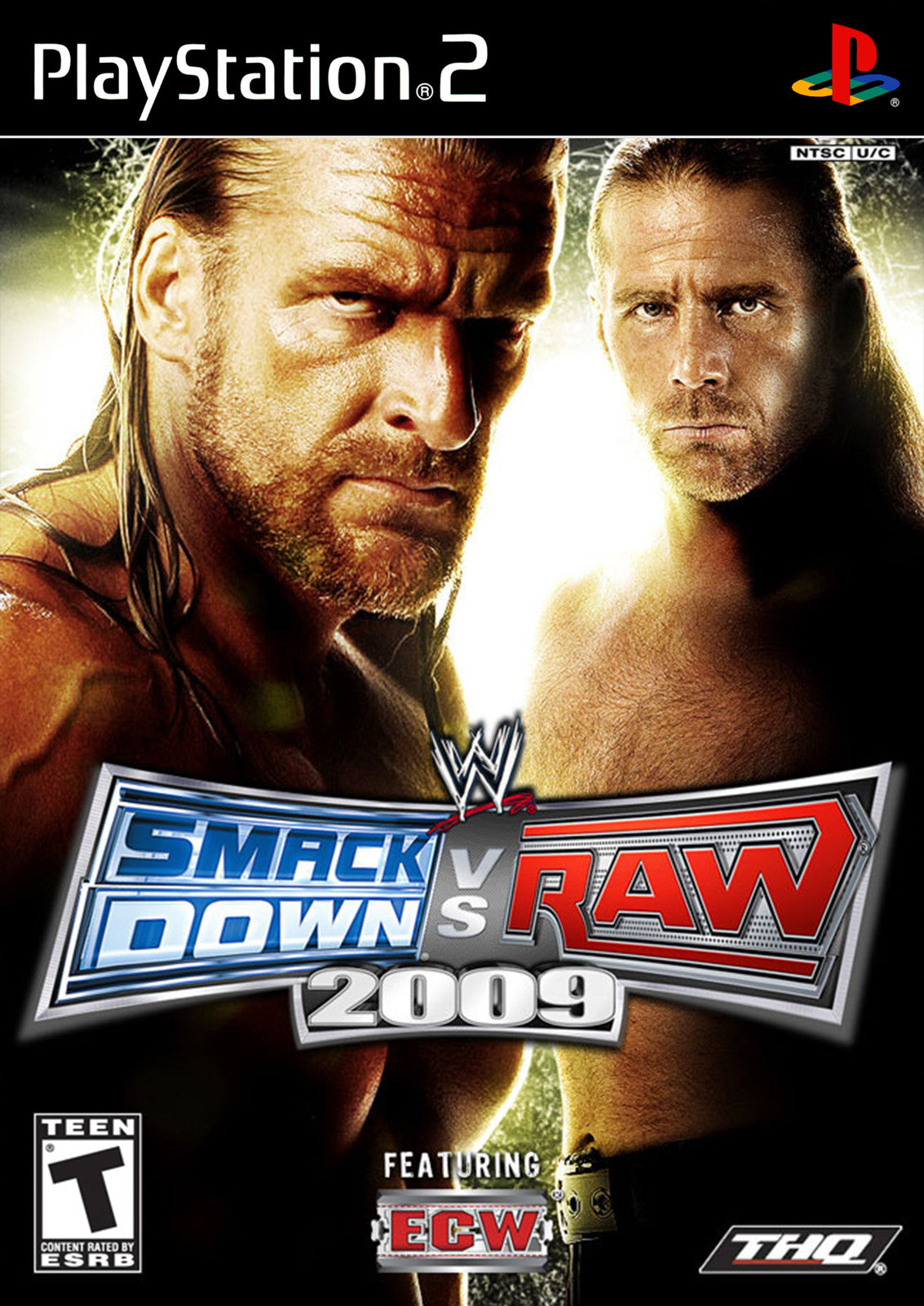 WWE SmackDown vs. Raw 2009 (PS2) [PAL] - WITH WARRANTY - vs