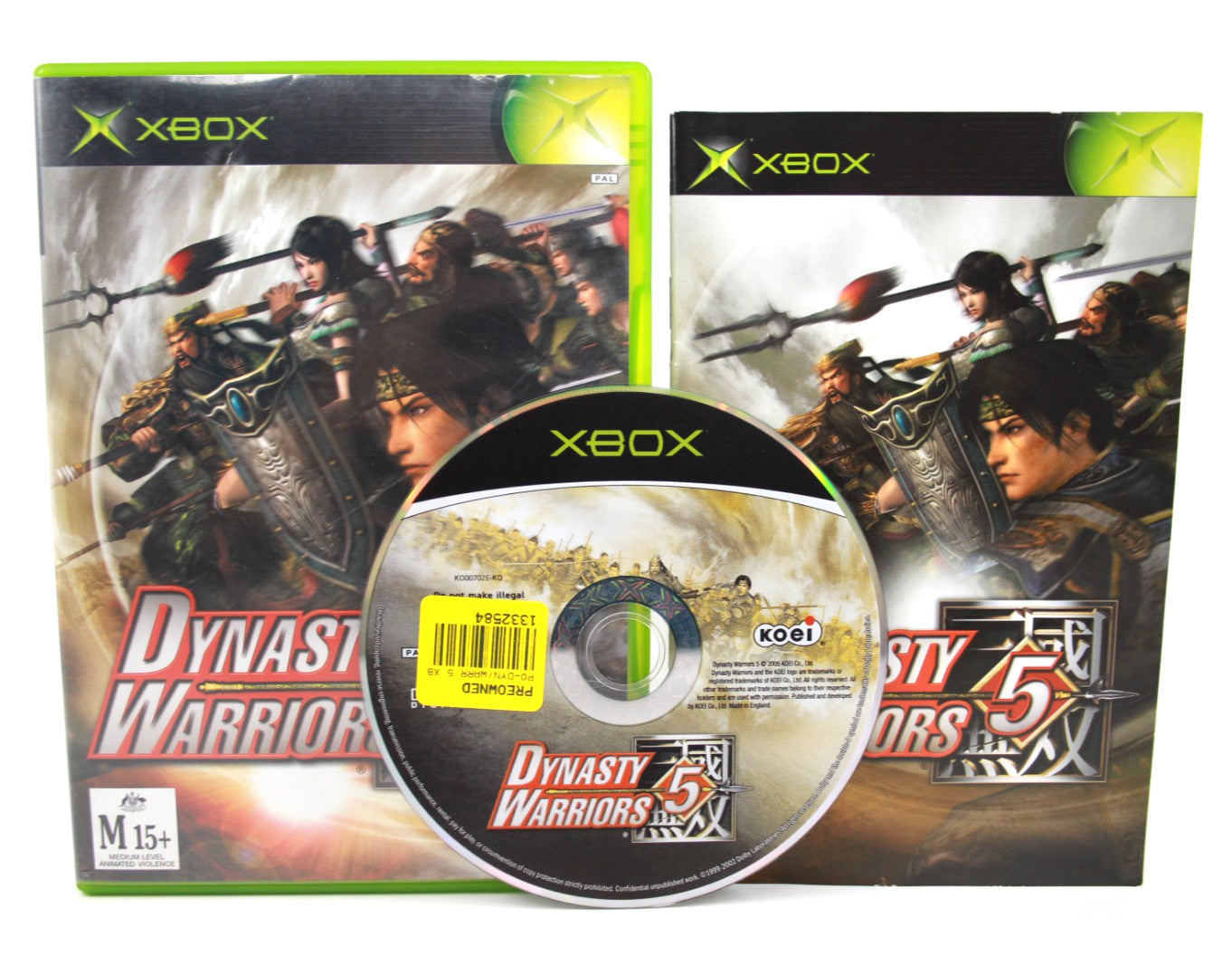 Dynasty Warriors 5 - Xbox [PAL] - WITH WARRANTY