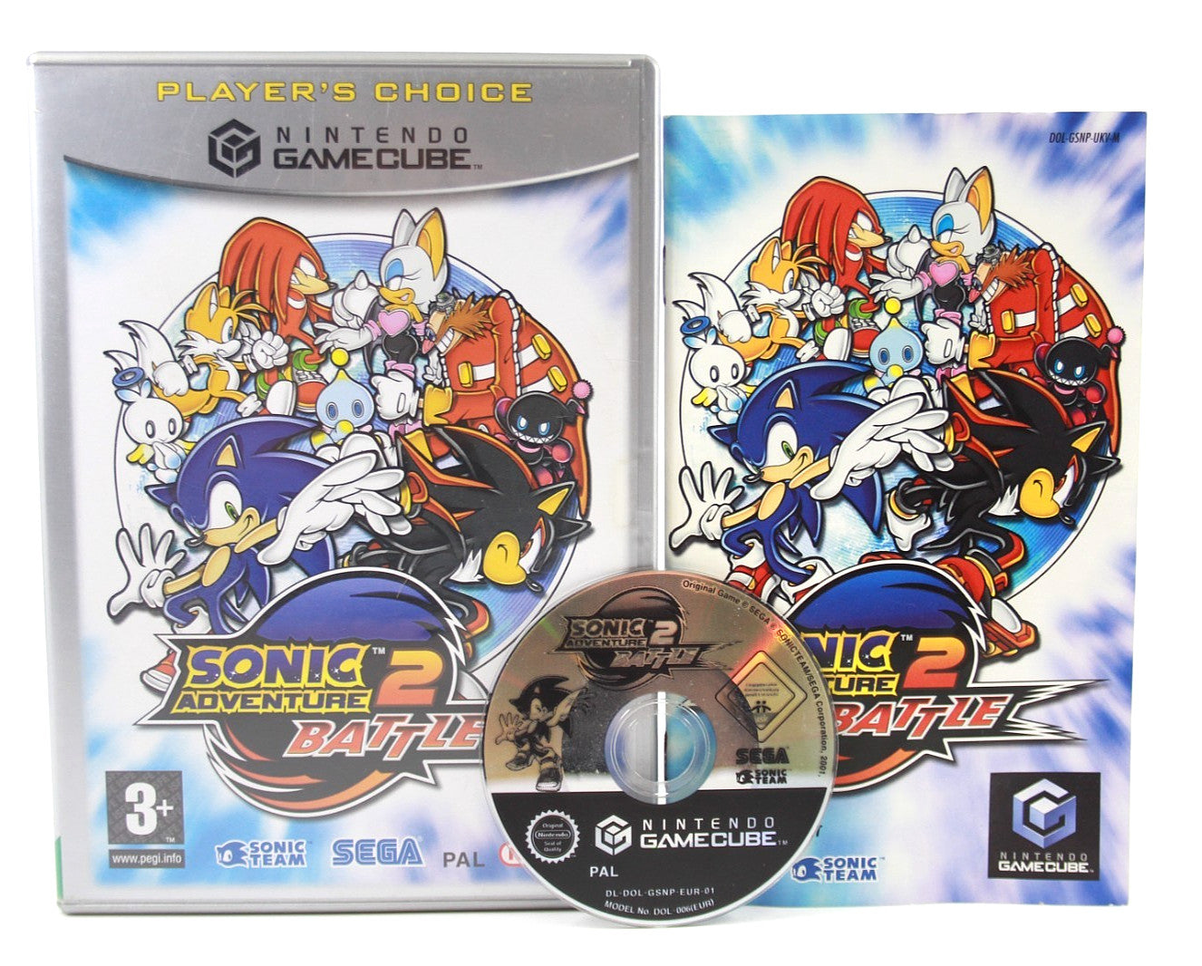Sonic Adventure 2: Battle - Nintendo GameCube [PAL] - WITH WARRANTY