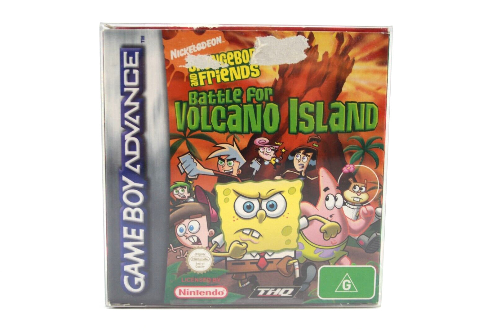 Spongebob and Friends Battle for Volcano Island (GBA) - BOXED - WITH WARRANTY
