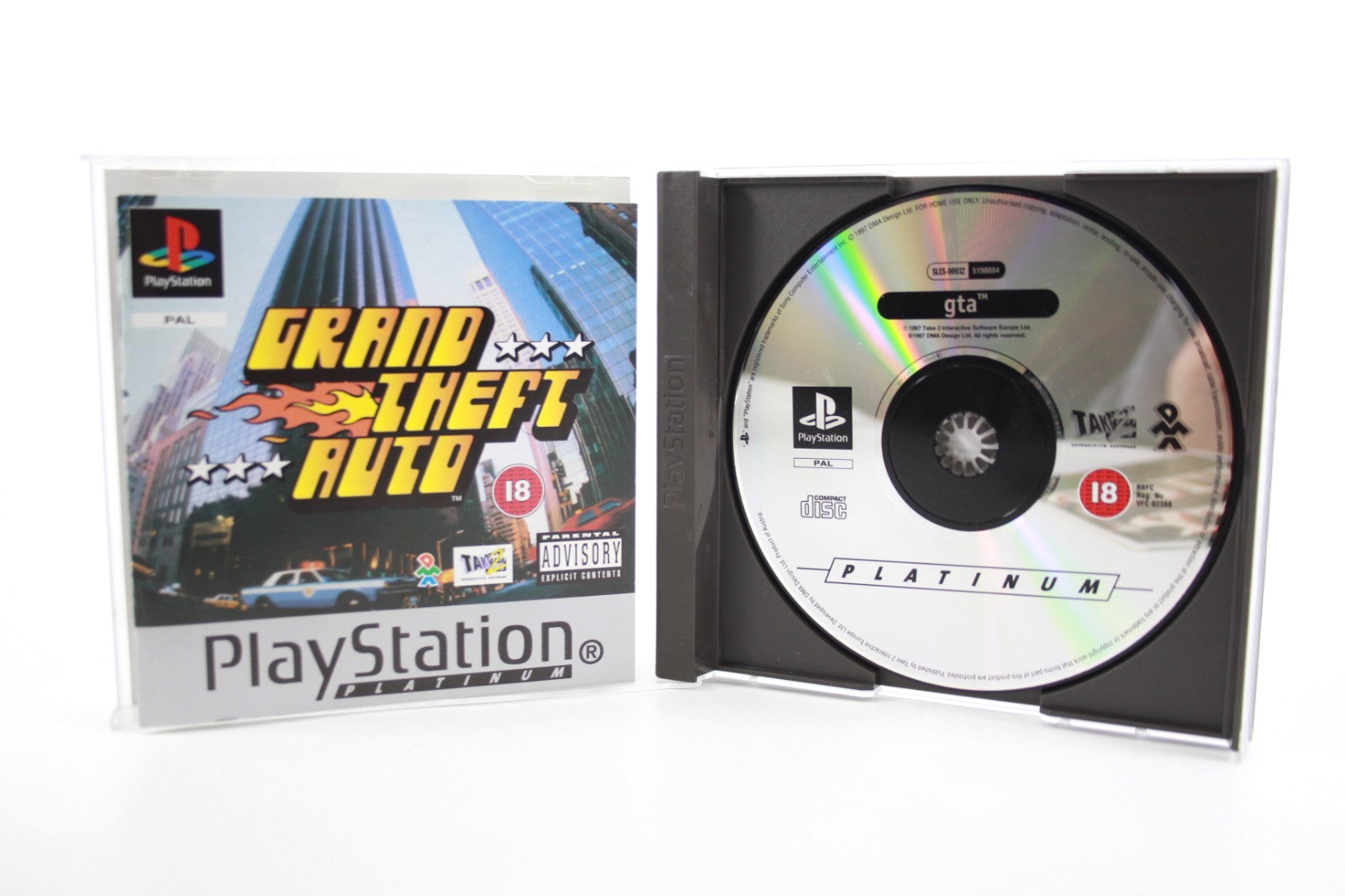 Grand Theft Auto [Platinum] + Maps - PlayStation 1 (PS1) [PAL] - WITH WARRANTY