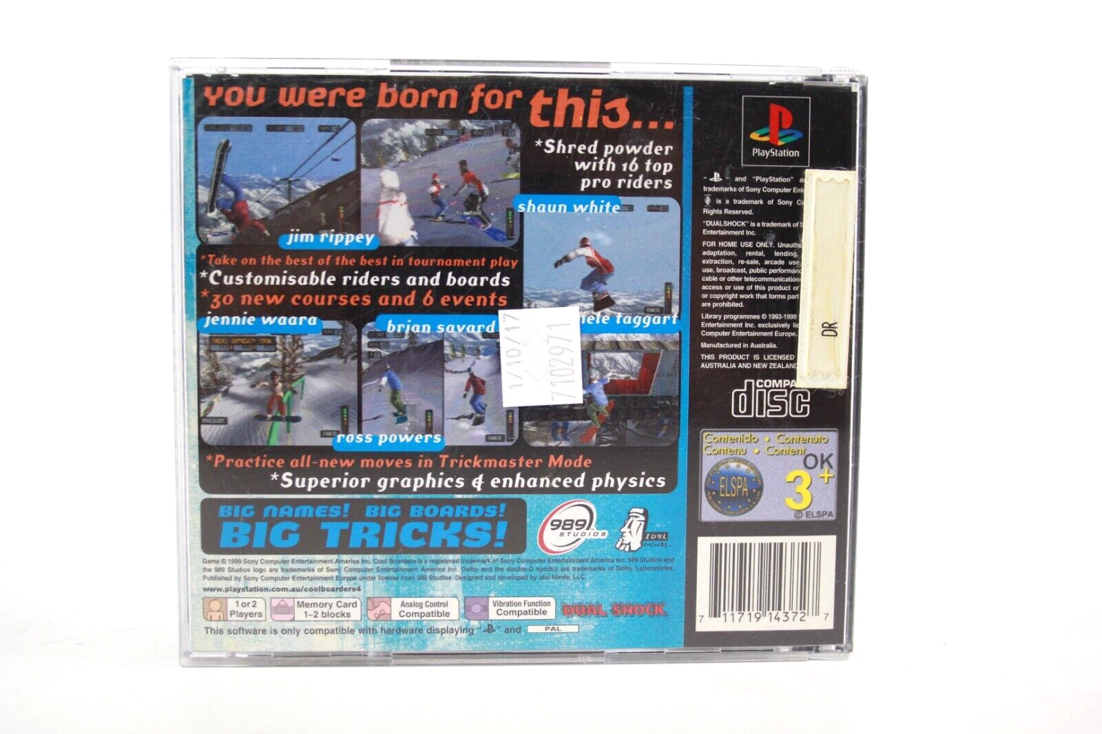 Cool Boarders 4 - PlayStation 1 (PS1) [PAL] - WITH WARRANTY