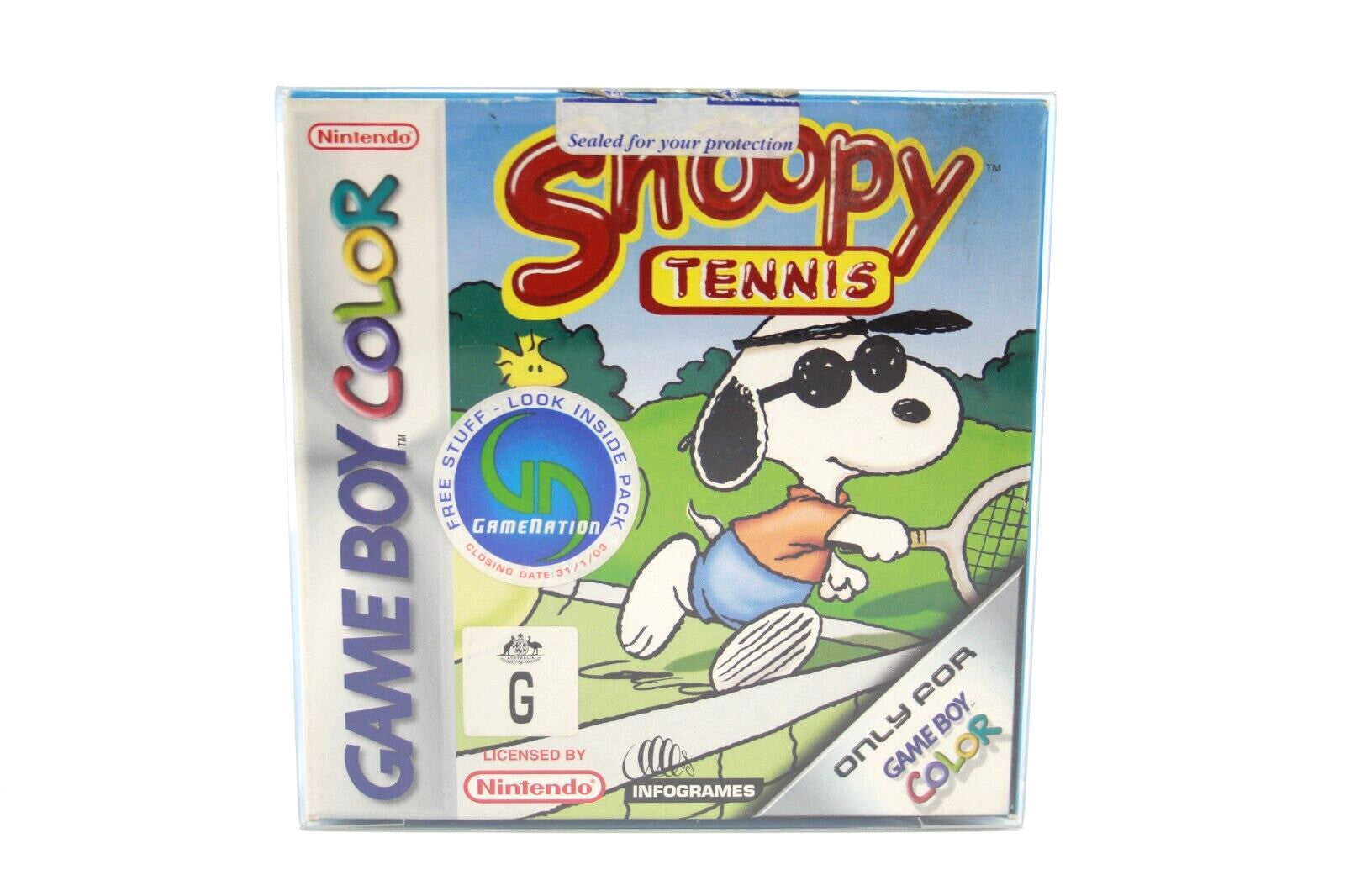Snoopy Tennis - Nintendo Game Boy Color BOXED [PAL] - WITH WARRANTY