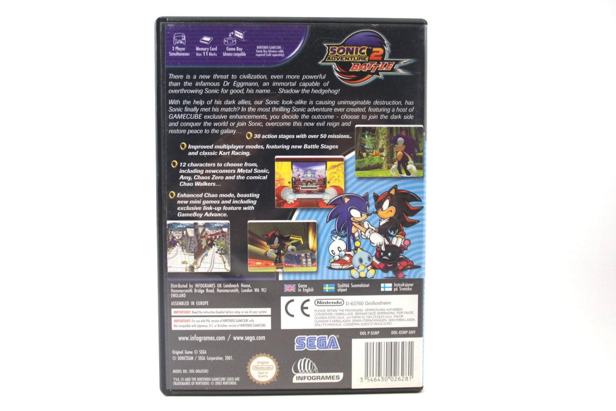 Sonic Adventure 2: Battle - Nintendo GameCube [PAL] - WITH WARRANTY
