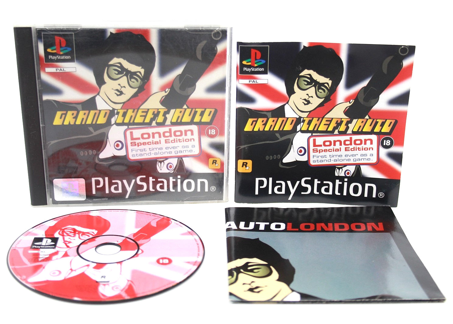 Grand Theft Auto London Special Edition + Manual/Map - PlayStation 1 (PS1)