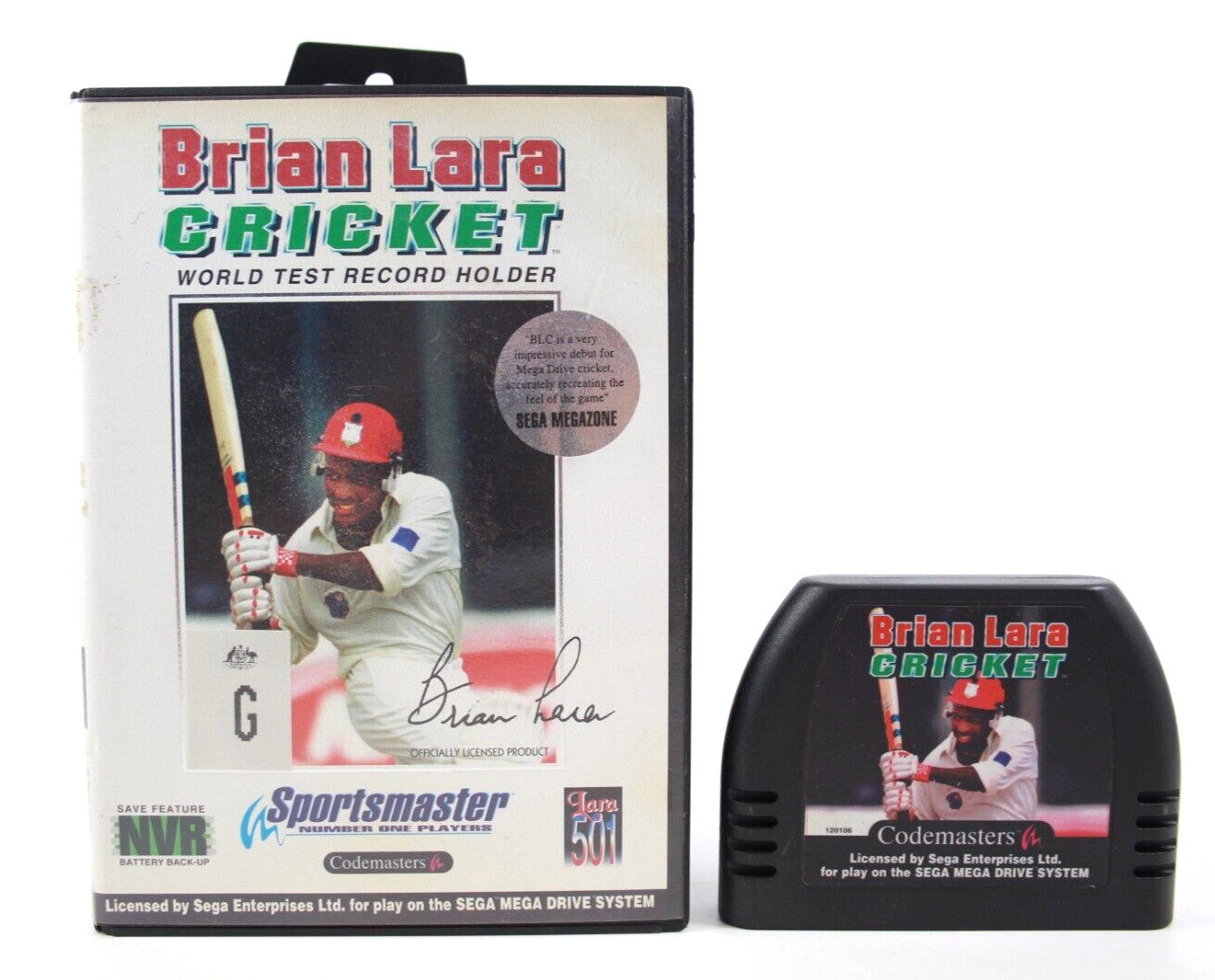 Brian Lara Cricket - SEGA Mega Drive [PAL] - WITH WARRANTY