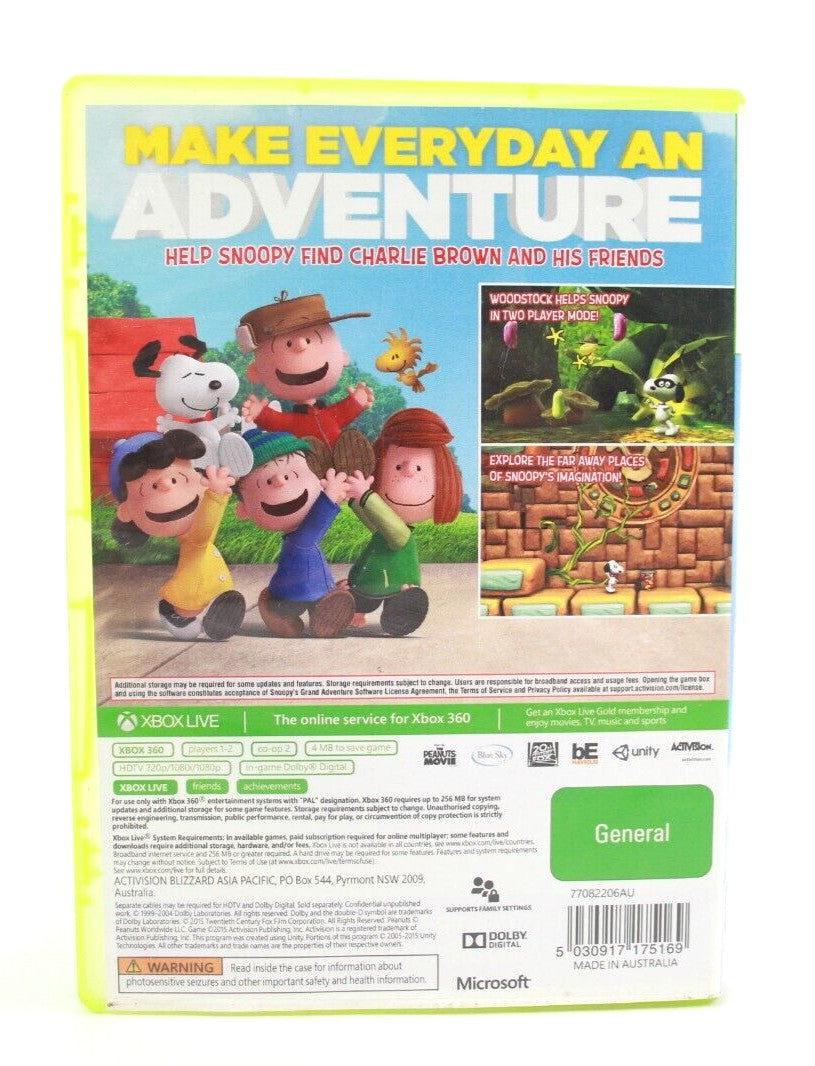 Snoopy's Grand Adventure - Xbox 360 [PAL] - WITH WARRANTY